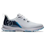 FootJoy Fuel Sport Golf Shoes - White/Navy/Blue