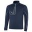 Galvin Green Daxton INSULA Half Zip Golf Sweater - Navy/Ensign Blue/White - thumbnail image 1