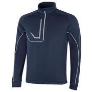 Galvin Green Daxton INSULA Half Zip Golf Sweater - Navy/Ensign Blue/White