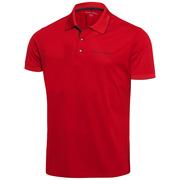 Galvin Green Marty Tour Ventil8 Mens Golf Shirt - Red/Black main