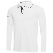 Galvin Green Marc Ventil8 Long Sleeve Golf Shirt - White/Black