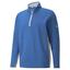 Puma Gamer 1/4 Zip Golf Sweater - Blue - thumbnail image 1
