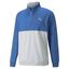 Puma Gamer Colourblock 1/4 Zip Golf Sweater - Blue - thumbnail image 1