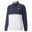 Puma Gamer Colourblock 1/4 Zip Golf Sweater - Navy - thumbnail image 1
