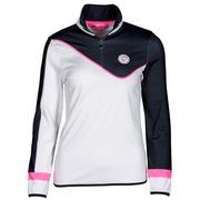 Girls Golf Powerstretch Jacket - Off White