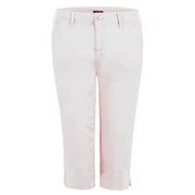 Girls Golf Basic Capri Pant	- White