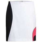 Girls Golf Roundabout Colourblock Skort - White/Black/Rose