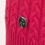 Green Lamb Brid Cable Sweater - Hibiscus Detail Thumbnail - thumbnail image 2
