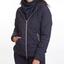 Green Lamb Jules Quilted Golf Jacket Hooded - Navy