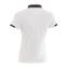 Green Lamb Paige Jersey Knit Golf Polo Shirt - White/Navy Back Thumbnail