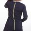 Prunella Long Sleeve Golf Polo - White/Navy - thumbnail image 2