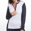 Prunella Long Sleeve Golf Polo - White/Navy - thumbnail image 3