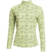 Green Lamb Regina Printed Golf Roll Neck