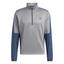 adidas Colourblock 1/4 Zip Golf Sweater - Grey - thumbnail image 1
