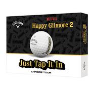 Callaway Chrome Tour Happy Gilmore 2 Golf Balls - Just Tap It In