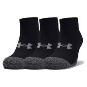Under Armour HeatGear Low Cut Socks 3-Pack - Black