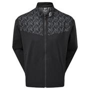 FootJoy HydroLite Waterproof Golf Jacket - Black/Marble Print