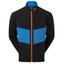 FootJoy Hydrolite Waterproof Golf Jacket - Black/Sapphire/Orange - thumbnail image 1