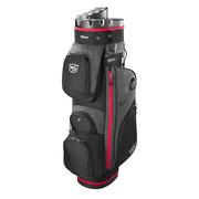 Wilson I-Lock 3 Organiser Golf Cart Bag - Black/Red