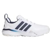adidas Adipower Spikeless Golf Shoes - White/Collegiate Navy/Lucid Orange