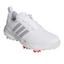 adidas Adipower Golf Shoes - White/Silver Metallic/Halo Silver - thumbnail image 5