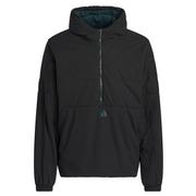 adidas Beyond Twistweave Half Zip Filled Hoodie Jacket - Black