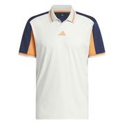 Next product: adidas Beyond the Course Vent Twistknit Golf Polo Shirt - Orbit Grey/Navy