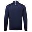 FootJoy Jersey Solid Chill-Out Golf Sweater - Navy - thumbnail image 2