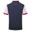 FootJoy Junior Colourblock Golf Polo Shirt - Navy - thumbnail image 2