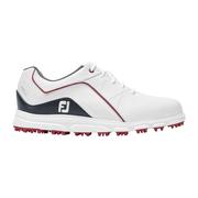 Junior Pro SL Golf Shoes - White-Navy-Red main