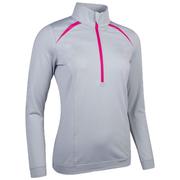 Sunderland Ladies Arosa Golf Midlayer - Silver/Magenta