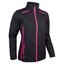 Sunderland Ladies Killy Waterproof Golf Jacket - Black/Magenta - thumbnail image 1