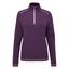 Ping Ladies Sonya Half Zip Mid-Layer Golf Top - Purple Plum - thumbnail image 1