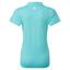 FootJoy Ladies Stretch Pique Solid Golf Polo Shirt - Aqua - thumbnail image 2