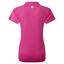 FootJoy Ladies Stretch Pique Solid Golf Polo Shirt - Hot Pink - thumbnail image 2