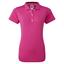 FootJoy Ladies Stretch Pique Solid Golf Polo Shirt - Hot Pink - thumbnail image 1