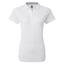 FootJoy Ladies Stretch Pique Solid Golf Polo Shirt - White - thumbnail image 1