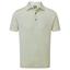 FootJoy Leaping Dolphins Lisle Print Golf Polo Shirt - Lemonade/Dove Grey - thumbnail image 1