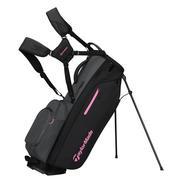 TaylorMade FlexTech Crossover Golf Stand Bag - Grey/Neon Pink
