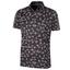 Galvin Green MALIK Ventil8+ Golf Shirt - Black/Sharkskin - thumbnail image 1