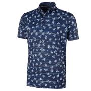 Galvin Green MALIK Ventil8+ Golf Shirt - Navy/Bluebell