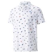 Puma MATTR Sunnies Golf Polo - White