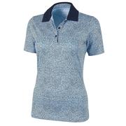 Galvin Green Madelene Ventil8 Ladies Golf Polo Shirt - Navy/Bluebell