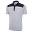 Galvin Green Mapping VENTIL8 Plus Golf Polo Shirt - Cool Grey/Navy - thumbnail image 1