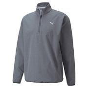Puma Marin Woven Zip Golf Sweater - Navy