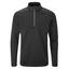Ping Marshall Half Zip Fleece Golf Sweater - Black - thumbnail image 1