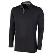 Galvin Green Marwin Long Sleeve Golf Polo Shirt - Black
