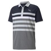 Puma Mattr One Way Golf Polo Shirt - Navy Blazer