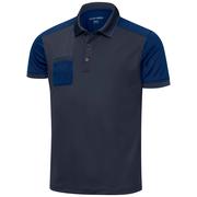 Maxim Ventil8 Mens Golf Shirt - Navy-Blue main