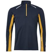 Abacus Mens Cypress Longsleeve Mid Layer - Navy/Harvest